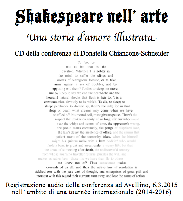 copertina cd shakespeare nell' arte