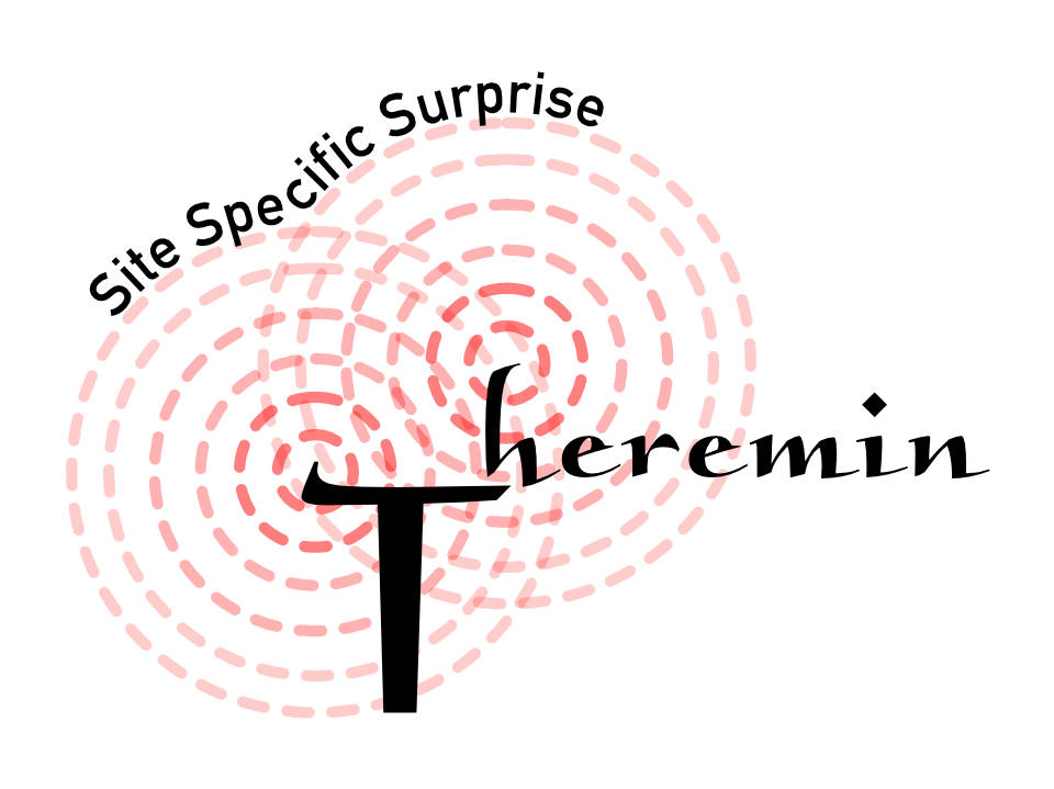 Grafik mit Schriftzug Site Specific surprise – Ortsspezifische Überraschung